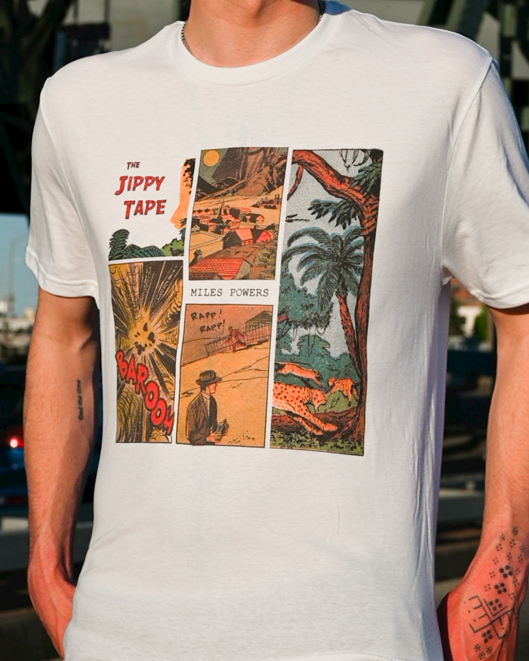 The Jippy Tape White Tee